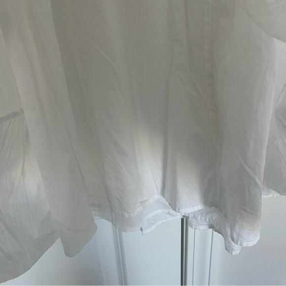 LOFT Lacy Square Neck Flounce Dress - Picture 8 of 9